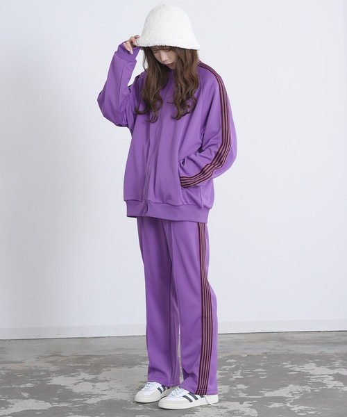 En serio TOKYO パンツ ラインジャージトラックパンツ メンズ