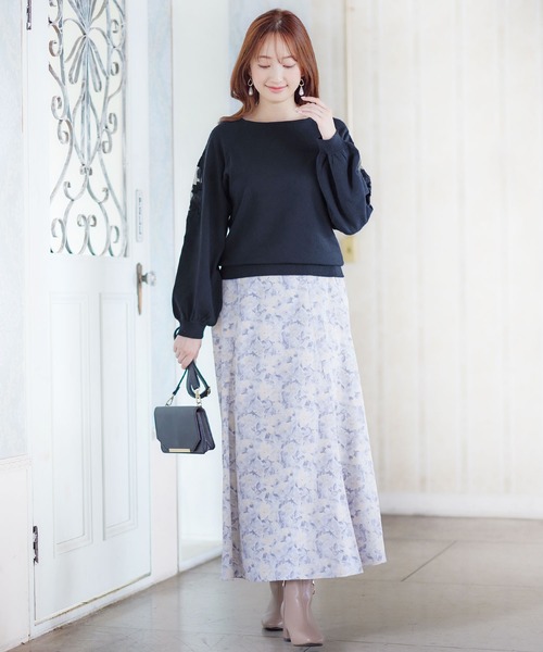 「alotta」 長袖ニット L ホワイト レディース_画像9