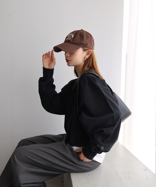 「ANME」 スウェットカットソー L ブラウン レディース_画像2