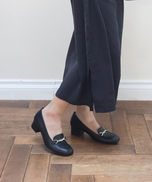 「MODE KAORI」 パンプス 24.5cm ブラック レディース_画像4