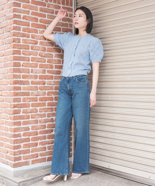 Levi's（リーバイス） カーディガン 半袖 PAULINE ポインテール