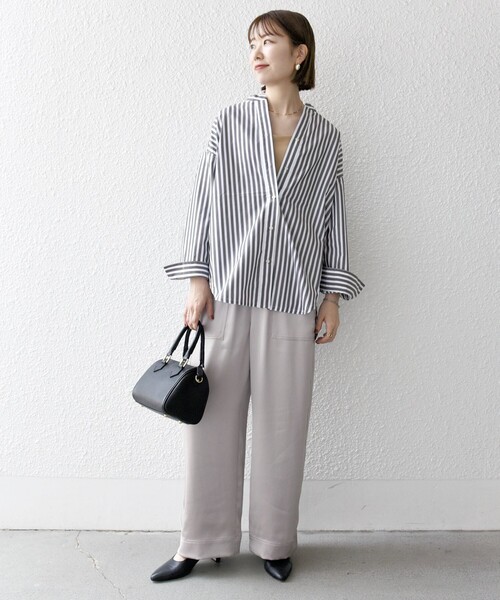 週末限定500円引き！yukiemon ブラウス ヴィンテージスラブシャーリーブラウス（V5M17563＿＿