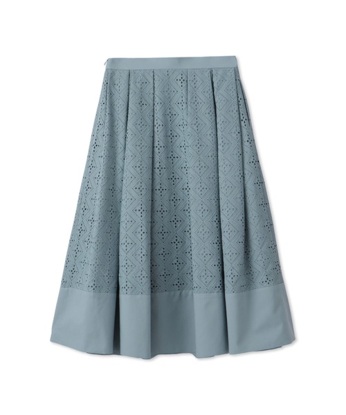 「LAUTREAMONT DE CLASSE」 フレアスカート 9号 グリーン レディース_画像2