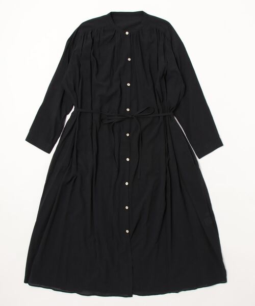 「DOUX ARCHIVES」 長袖ワンピース FREE ブラック レディース_画像3