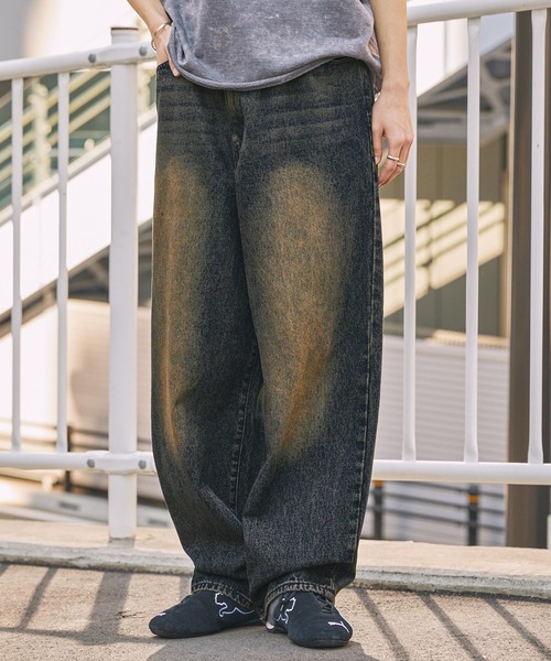 「MONO-MART」 デニムパンツ M ブルー メンズ_画像5