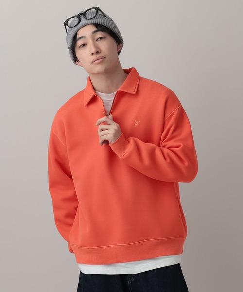 RAGEBLUE（レイジブルー） トレーナー スウェット Pigment Half Zip