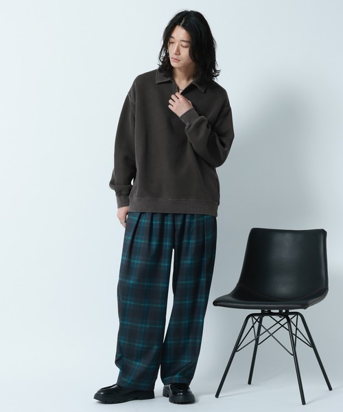 RAGEBLUE（レイジブルー） トレーナー スウェット Pigment Half Zip
