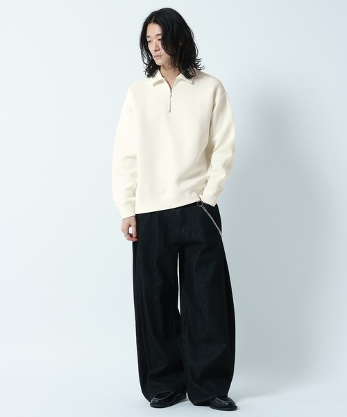 RAGEBLUE（レイジブルー） トレーナー スウェット Pigment Half Zip