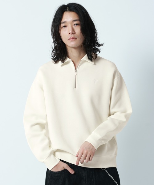 美品✨️HENRY VAL　ヘンリーバル【LL】ハーフジップ　トレーナー　白 2026年最新】Yahoo!オークション -ヘンリーバルの中古品・新品・未使用 レディースウェア