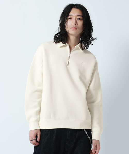 RAGEBLUE（レイジブルー） トレーナー スウェット Pigment Half Zip