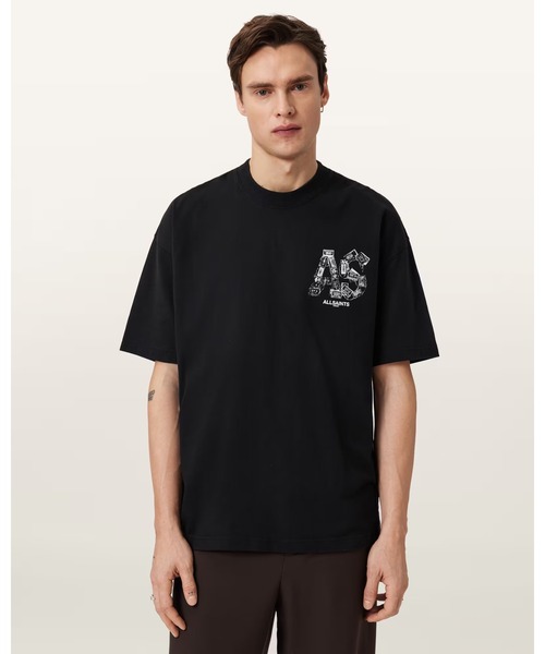 ALLSAINTS（オールセインツ） tシャツ MIXTAPE OVERSIZED GRAPHIC T