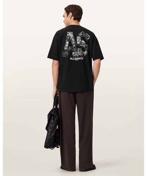 ALLSAINTS（オールセインツ） tシャツ MIXTAPE OVERSIZED GRAPHIC T