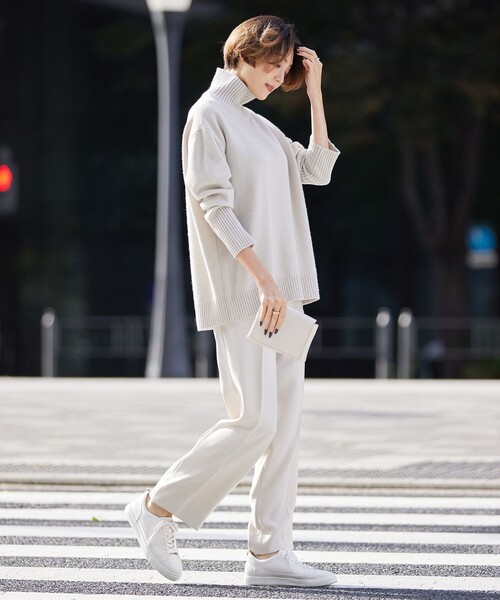 「ICB」 長袖ニット SMALL グリーン レディース_画像5