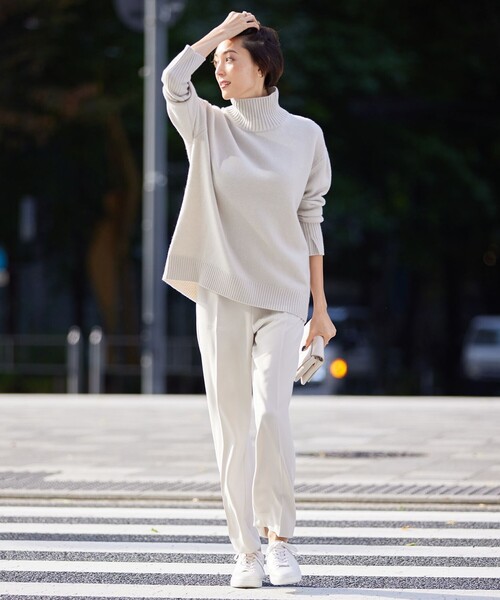 「ICB」 長袖ニット SMALL グリーン レディース_画像6