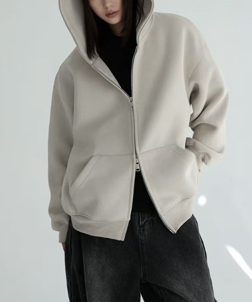 Beststore（ベストストア） パーカー フード付き ダブルジップ