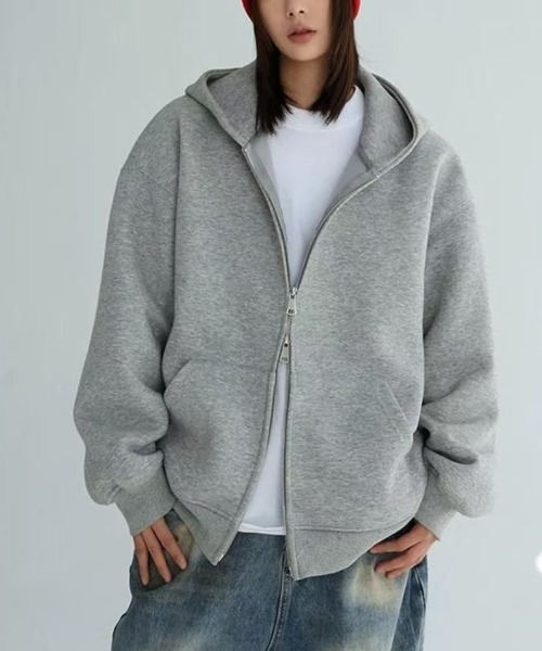 Beststore（ベストストア） パーカー フード付き ダブルジップ