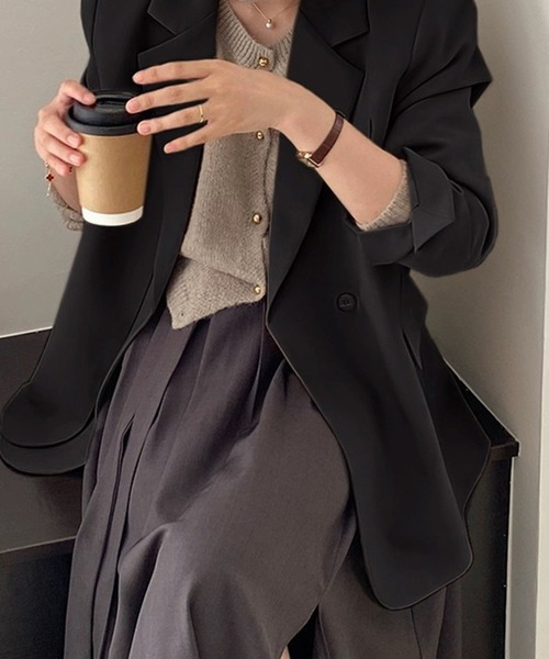 「BANICO」 ジャケット SMALL ダークグレー レディース_画像5