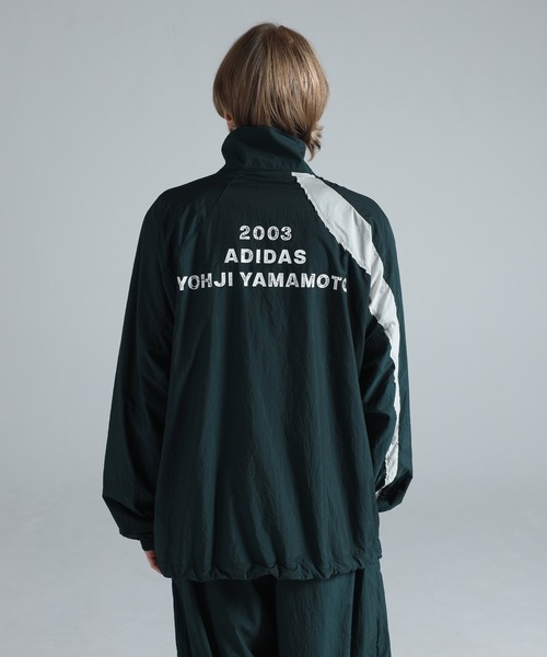 Y-3 ブルゾン アウター RAW EDGE 3 STRIPES NYLON SHELL JACKET メンズ