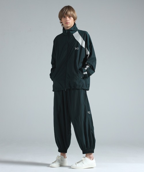 Y-3 ブルゾン アウター RAW EDGE 3 STRIPES NYLON SHELL JACKET メンズ