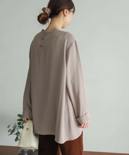 「URBAN RESEARCH DOORS」 長袖チュニック MEDIUM ベージュ レディース_画像2