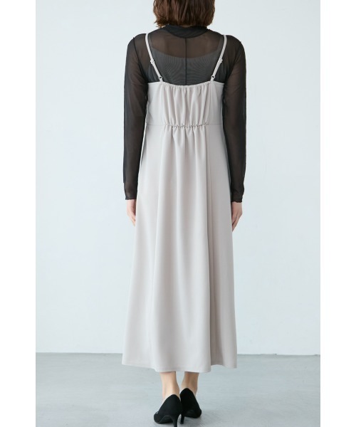 「M.deux」 キャミソールワンピース MEDIUM ブラック レディース_画像5