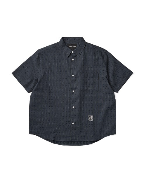 YESEYESEE（イエスアイシー） シャツ Y.E.S Font Plaid Half Shirt