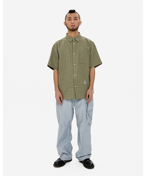 YESEYESEE（イエスアイシー） シャツ Y.E.S Font Plaid Half Shirt