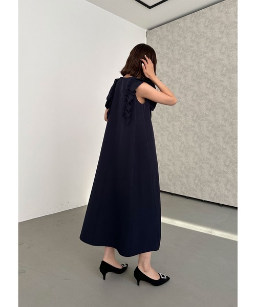 「Dorry Doll」 ノースリーブワンピース MEDIUM ネイビー レディース_画像6