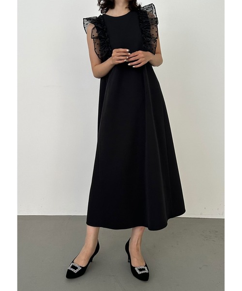 「Dorry Doll」 ノースリーブワンピース MEDIUM ネイビー レディース_画像9