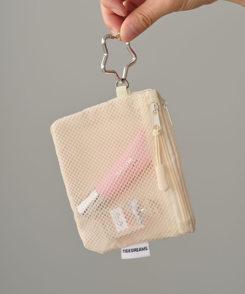ポーチ付きタンクパネル（ハンドメイド） ZAKKA-BOX（ザッカボックス） ポーチ メッシュ2ポケットポーチ