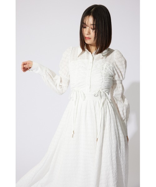 「rienda」 シャツワンピース SMALL グレー レディース_画像8