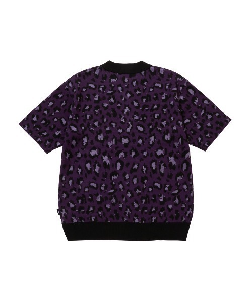 「FTW」 半袖ニット LARGE パープル メンズ_画像7