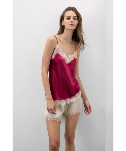 Intimissimi（インティミッシミ） キャミソール コントラスト シルク