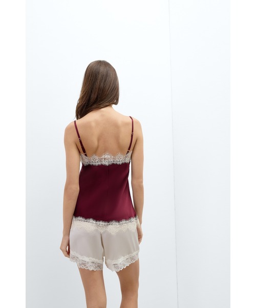 Intimissimi（インティミッシミ） キャミソール コントラスト シルク