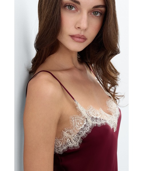 Intimissimi（インティミッシミ） キャミソール コントラスト シルク