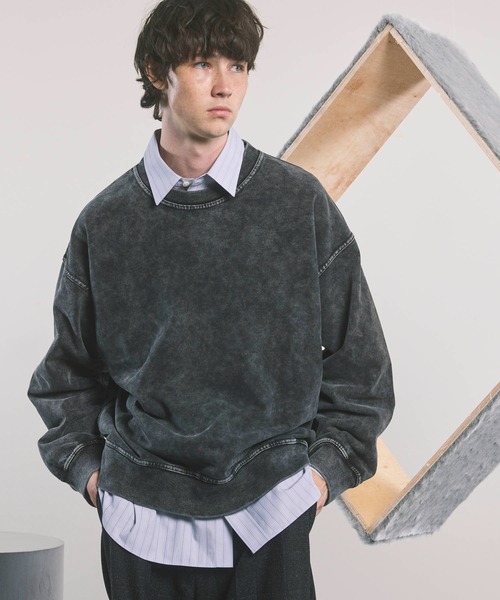 「MAISON SPECIAL」 スウェットカットソー 0 レッド レディース_画像7