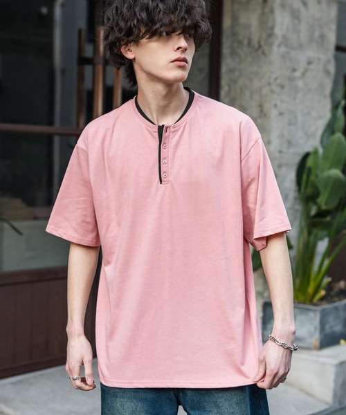 Rocky Monroe（ロッキーモンロー） ヘンリーネック tシャツ オーバー