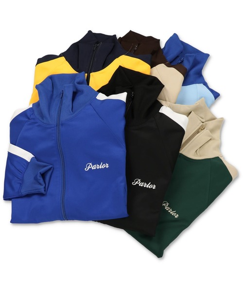 「SPINNS」 「makes style!」ジャージブルゾン L ベージュ メンズ_画像7