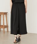 ワイドパンツ パンツ ストレッチジョーゼットギ...の詳細画像3