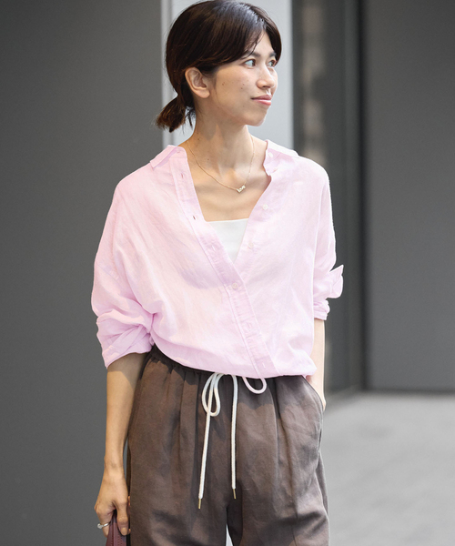 IENA（イエナ） ブラウス シャツ 「追加」ラミーリヨセル2wayシャツ