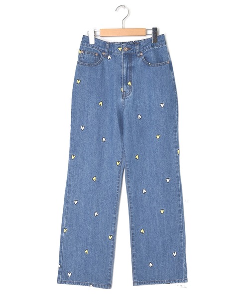 「w closet」 デニムパンツ FREE ブルー レディース_画像5