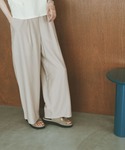 ワイドパンツ パンツ エアかるイージーワイドパ...の詳細画像5