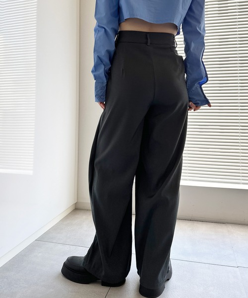 「solleim」 スラックス M ブラック レディース_画像6