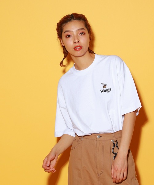 「PBLIM」 半袖Tシャツ LARGE オフホワイト レディース_画像2