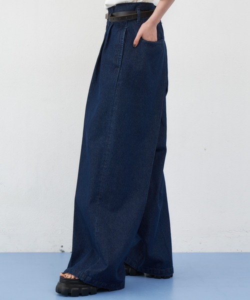 「AIVER」 デニムパンツ MEDIUM ブラック メンズ_画像8