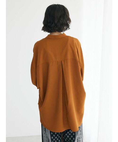 「CRAFT STANDARD BOUTIQUE」 7分袖ブラウス FREE ブルー レディース_画像9