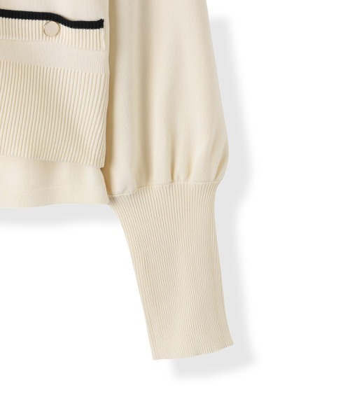 「ketty」 ニットカーディガン M ブルー系その他 レディース_画像6