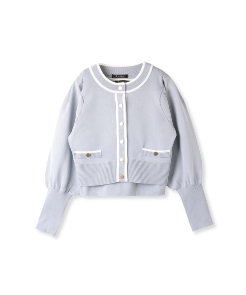 「ketty」 ニットカーディガン M ブルー系その他 レディース_画像9