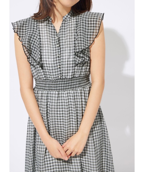 「alotta」 ノースリーブワンピース X-LARGE ブラック レディース_画像8