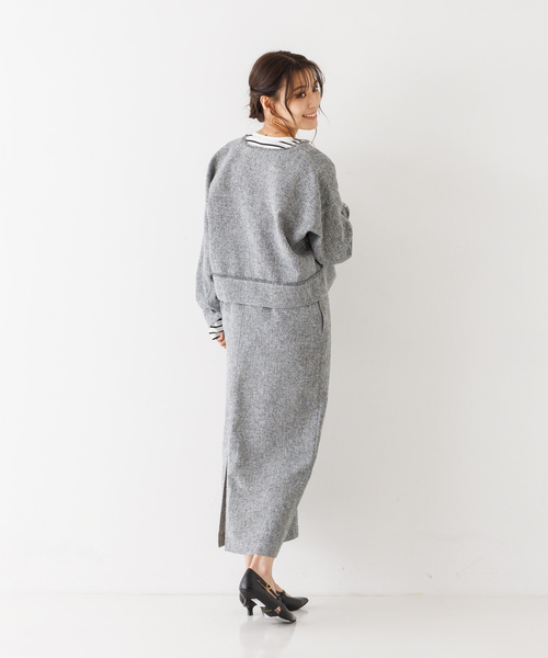 「abahouse mavie」 サロペットスカート フリー グレー レディース_画像8